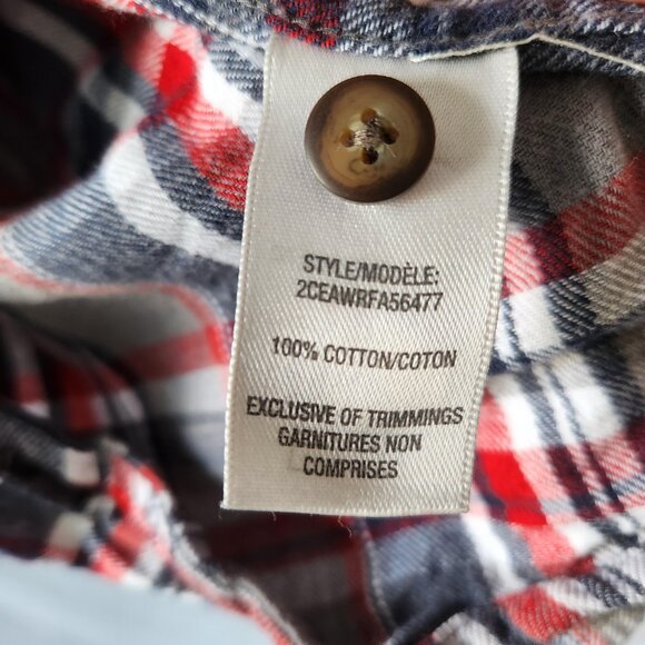 WindRiver Men’s L Long Sleeve 100% Cotton Casual Flannel Shirt - Picture 5 of 5